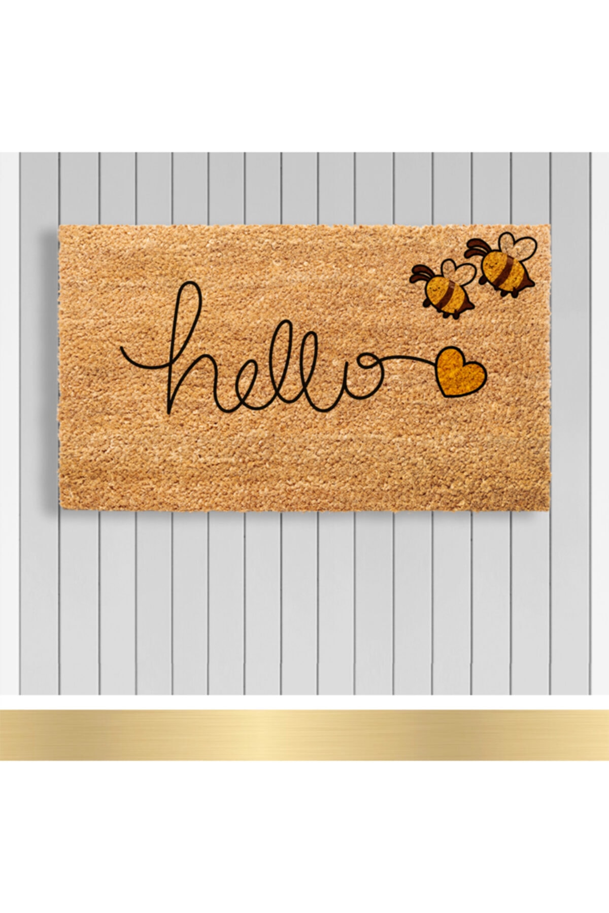 Paspashello Design Koko Paspas / PVC Taban - 40*70 cm / Model; Hello Bees